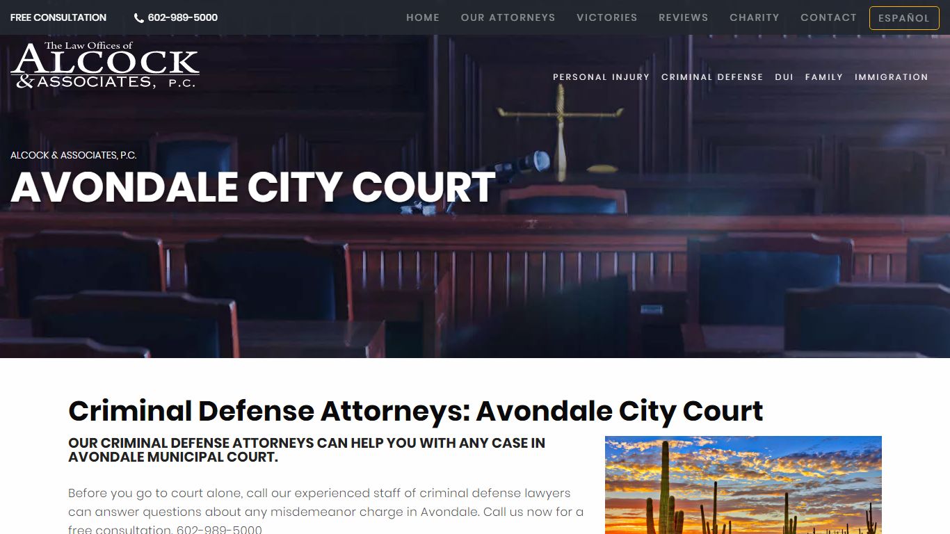 Avondale City Court | Avondale Municipal Court Attorneys